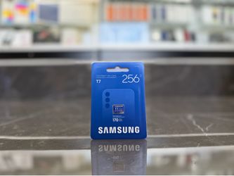 256GB SAMSUNG T7 MicroSDXC speeds up to 170MB/S