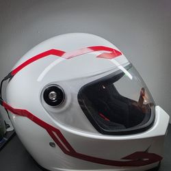 Biltwell Lane Splitter Helmet - XL / Extra Large - Includes Dark Smoke Visor