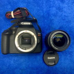 Canon EOS Rebel T7 Digital SLR Camera Cam DSLR 24.2 Megapixels EFS 18-55mm II Lens Zoom Image Photo Photography Video Record HD DSLR Outdoors Travel 