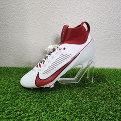 Nike Vapor Edge Pro 360 2 Maroon White Football Cleats PE, Size 14 FN7759-105