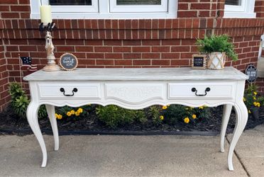 Vintage Sofa Table w/Drawers