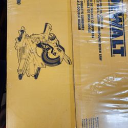 Dewalt 12" Double Bevel Sliding Compound Miter Saw.
