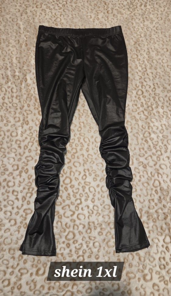Faux Leather Pants