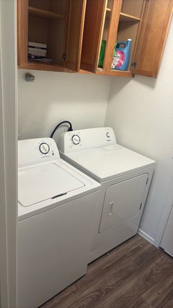 Washer and dryer