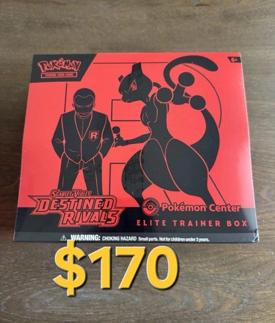 Destined Rivals Pokemon Center Etb Sealed
