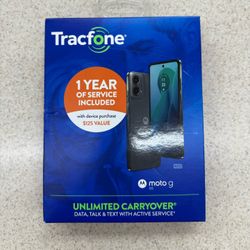 Moto G 2024 5G With 1 Year Of Service With Tracfone 