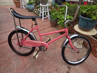 Vintage 1970 Schwinn Fair Lady 20" Muscle Bike - Original Pink Banana Seat $ 225 cash you pick up