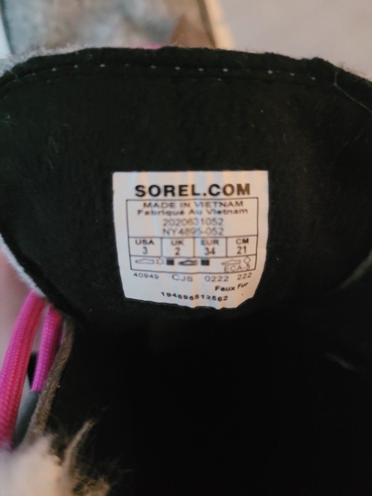 Soler Size 3 Youth Winter Shoes