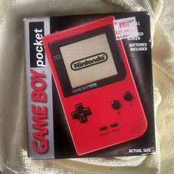 Gameboy Pocket Red