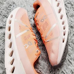 Size 12.5 Men's On Running Cloudsurfer Running Shoes 3MD10421204 Flame/White.
