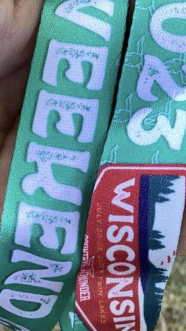 2- WEEKEND Wristbands COUNTY THUNDER 