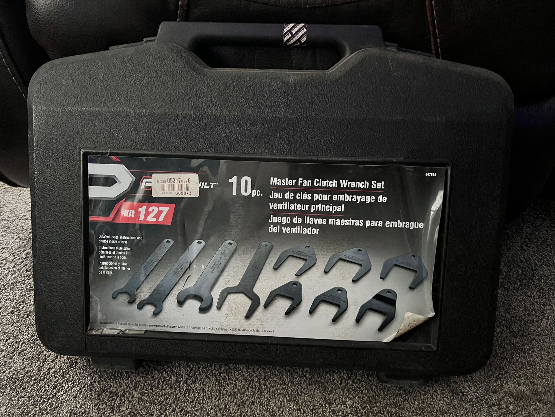 Powerbuilt 10pc. Master Fan Clutch Wrench Set $65 OBO