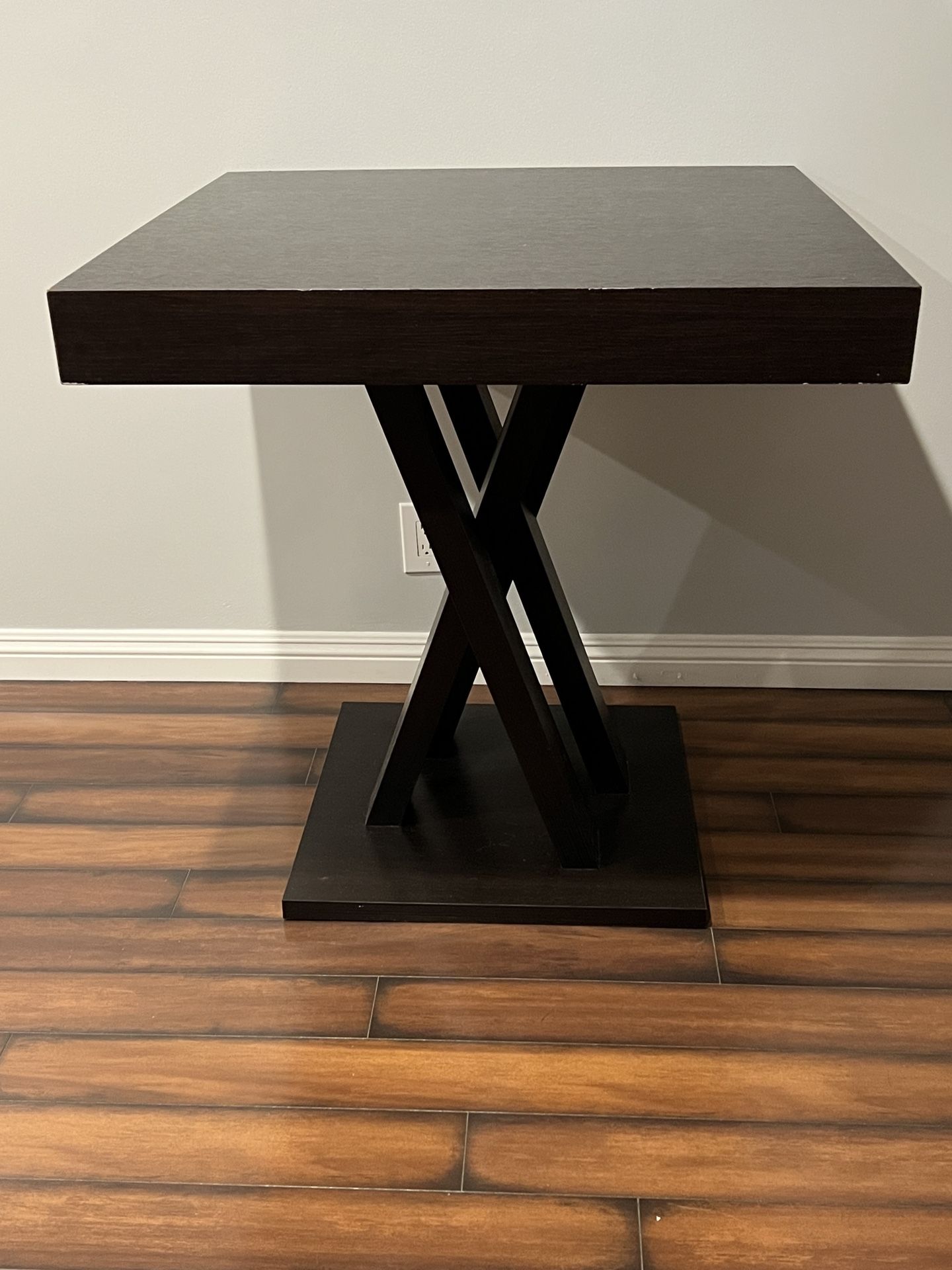 πͺ Modern Espresso Wood Table β 36" Tall, Great Condition!