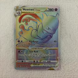 Mewtwo VSTAR (Secret) 079/078 Pokémon GO Holo. Secret Rare Rainbow