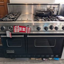 48" Viking Gas Range Stove And Oven - Leaking Valve