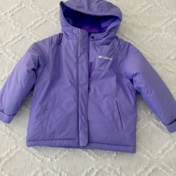 Girls Columbia Insulated Jacket 4T
