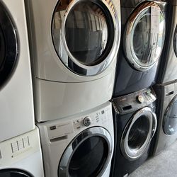 Maytag Stacked Set Gas Washer And Dryer