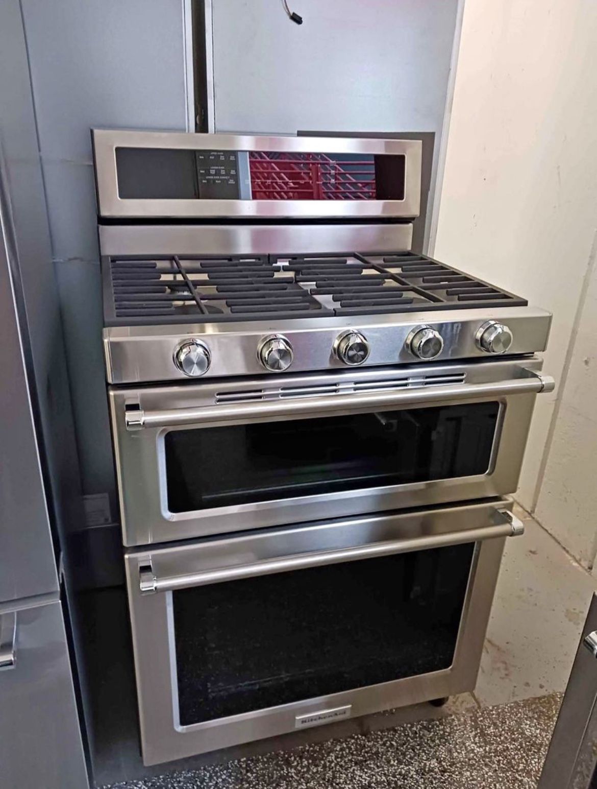 Kitchen Aid 30” Double Oven Stove