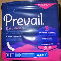 Prevail Sanitary Pads (18 Packs) 