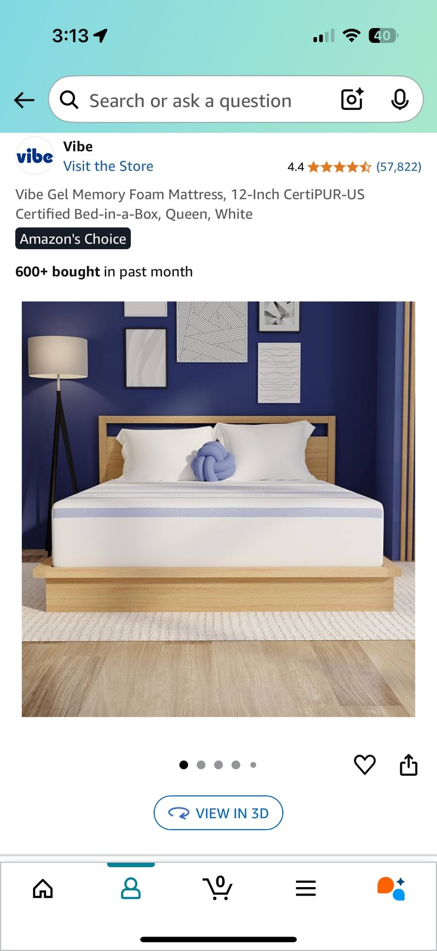 mattress and bed frame