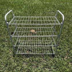 Metal plant stand utility rack