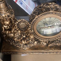 550  LISHENG Vintage Mantle Clock Lisheng Bronze... 太 