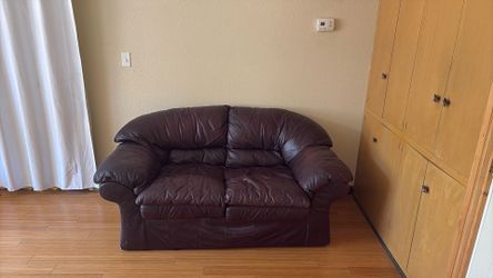 FREE Brown Leather Couch