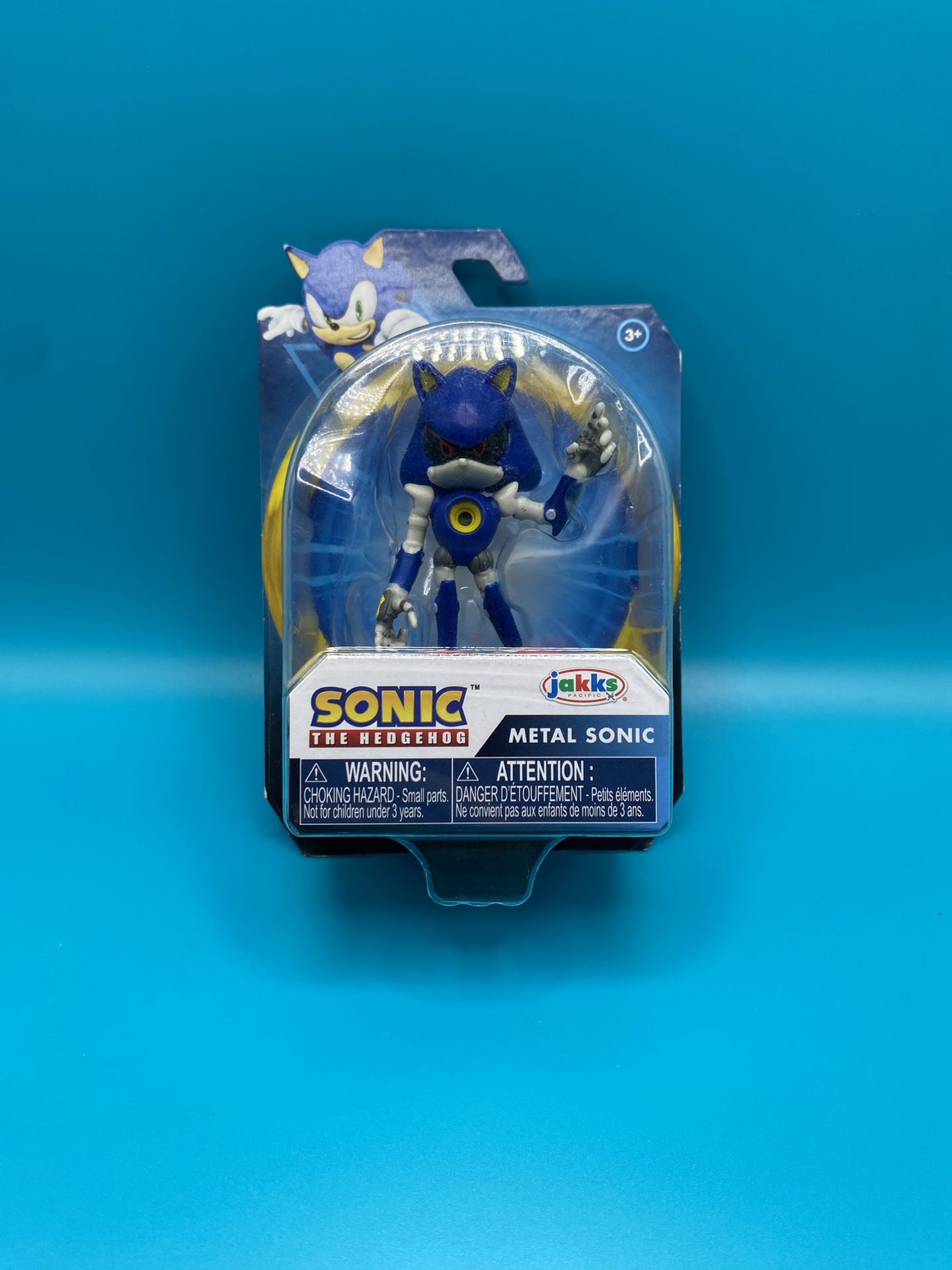 (NEW) Sonic The Hedgehog Action Figure 2.5 Inch Metal Sonic Collectible Toy
