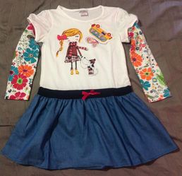 Novatx Cotton Baby Girl outfit (6-7 years) Hight 122 Cm., Brand New