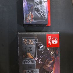 Nintendo Switch Monster Hunter Rise Edition W/Pro Controller