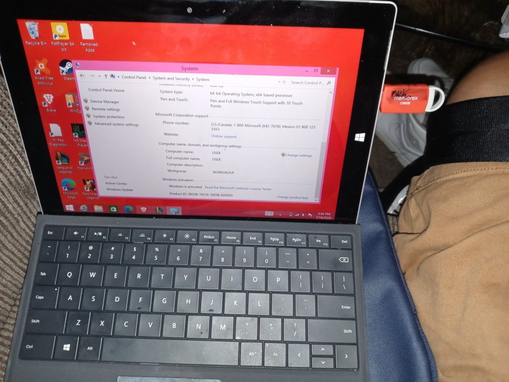Laptop bundle!! Surface pro 3 and Touchscreen HP Stream