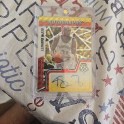2021-22 Mosaic Autographs Yellow And Red Kevin Garnett