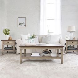 Pike & Main Blaine 3-piece Occasional Table Set. Grey 