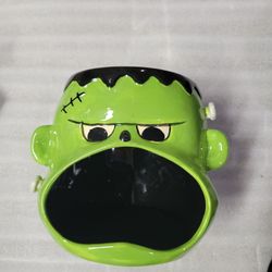 Ceramic Halloween Candy Holder