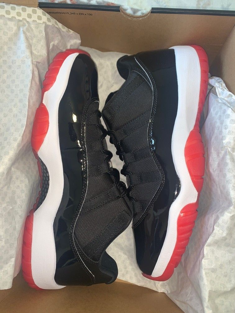 Brand New Men's Air Jordan Retro 11 Low Breds Size 11