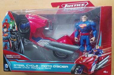 Steel cycle superman. And 6" action figure