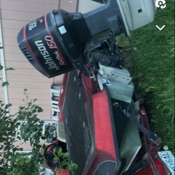 Stratos Boat Trailer And 150hp 