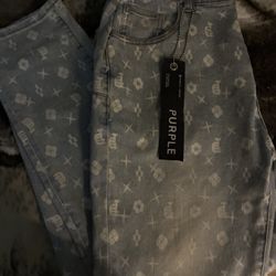 (Purple BrandJeans,both Tags Included,size 34