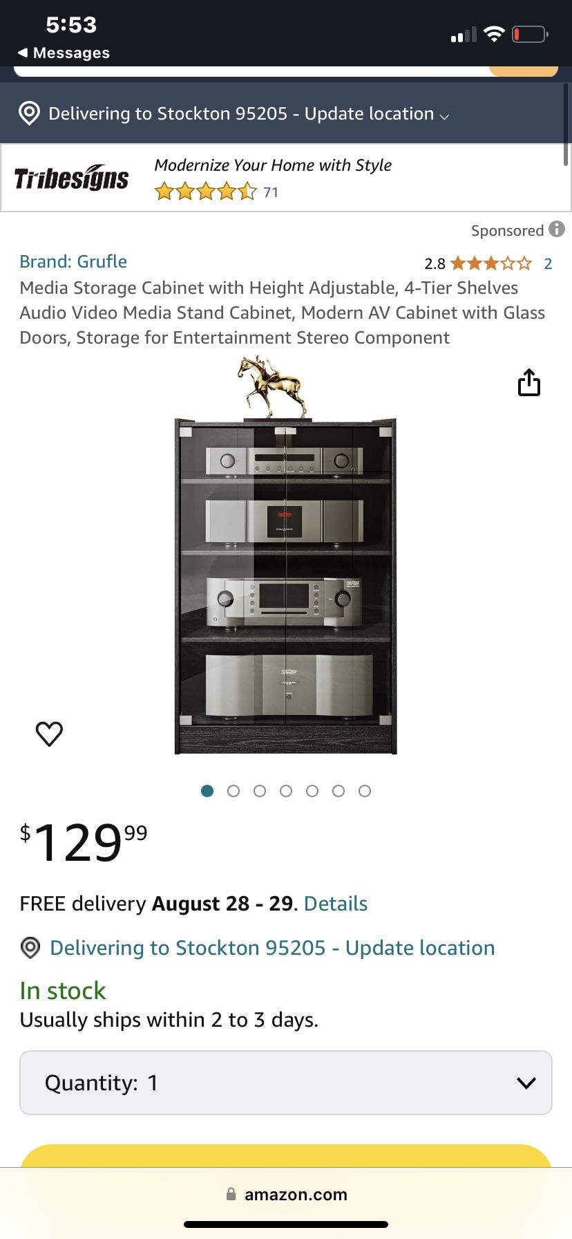 Storage Media Cabinet 