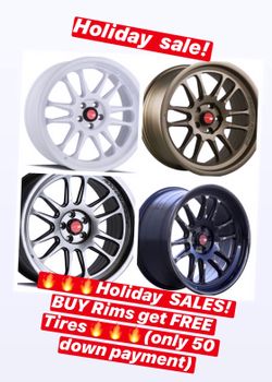 🔥🔥🔥Holiday SALES! BUY Rims get FREE Tires🔥🔥🔥(only 50 down payment / no credit needed )