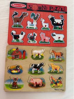 Melissa & Doug sound puzzles