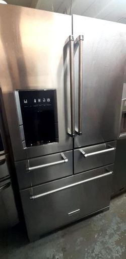 Kitchen Aid 5-Door Stainless Steel Refrigerator
