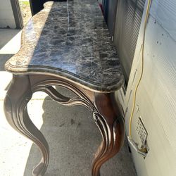 Marble table