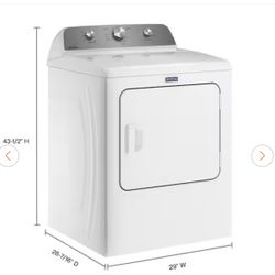 Maytag 7. 0 cu. ft. Vented Gas Dryer in White