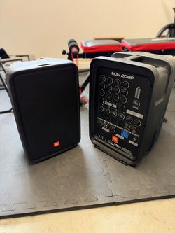 JBL EON 208P Portable PA System w/ Mixer - Mint Condition