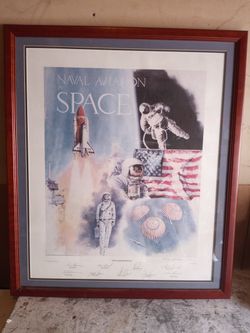Naval Aviation In Space Signed By Astronauts 