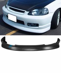 Front Bumper Lip Fits 99-00 Honda Civic EK CS Style Spoiler Bodykit Unpainted PU