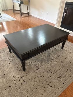 Wooden coffee table
