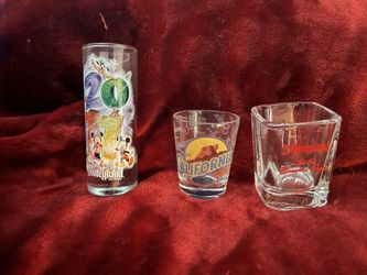 Disney shot glasses