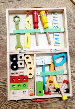 STEM Pretend Play Wooden Tool Set